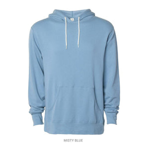 AFX90UN Independent Trading Co. Lightweight Hooded Sweatshirt Misty Blue