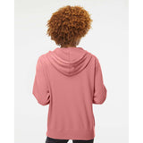 AFX90UNZ Independent Trading Co. Lightweight Full-Zip Hooded Sweatshirt Dusty Rose