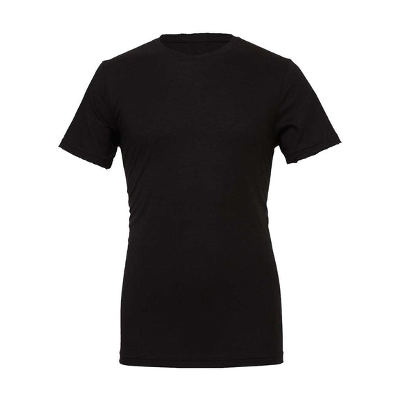 3001CVC BELLA + CANVAS CVC Jersey Tee Solid Black Blend