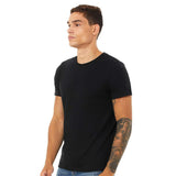 3001CVC BELLA + CANVAS CVC Jersey Tee Solid Black Blend