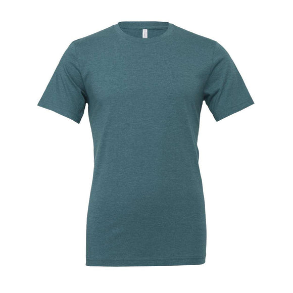 3001CVC BELLA + CANVAS CVC Jersey Tee Heather Deep Teal