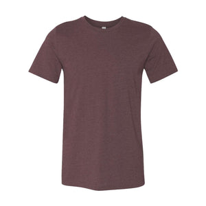 3001CVC BELLA + CANVAS CVC Jersey Tee Heather Maroon