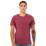 3001CVC BELLA + CANVAS CVC Jersey Tee Heather Raspberry