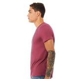 3001CVC BELLA + CANVAS CVC Jersey Tee Heather Raspberry