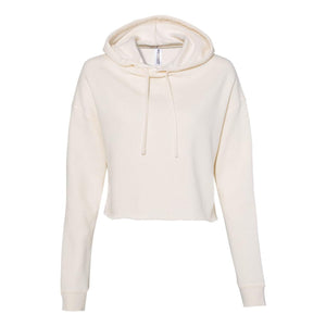 AFX64CRP Independent Trading Co. Women’s Lightweight Crop Hooded Sweatshirt Bone