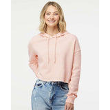 AFX64CRP Independent Trading Co. Women’s Lightweight Crop Hooded Sweatshirt Blush