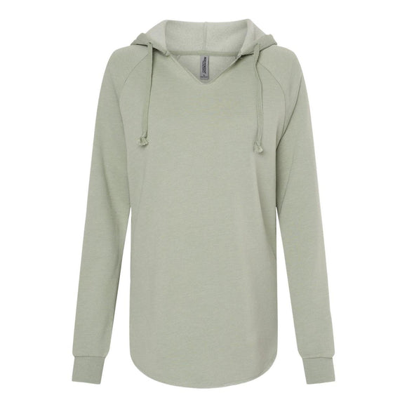 PRM2500 Independent Trading Co. Women’s Lightweight California Wave Wash Hooded Sweatshirt Sage