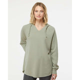 PRM2500 Independent Trading Co. Women’s Lightweight California Wave Wash Hooded Sweatshirt Sage