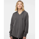 PRM2500 Independent Trading Co. Women’s Lightweight California Wave Wash Hooded Sweatshirt Shadow