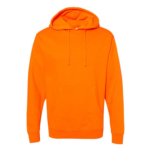 SS4500 Independent Trading Co. Midweight Hooded Sweatshirt Safety Orange