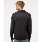 EXP70PTZ Independent Trading Co. Lightweight Poly-Tech Full-Zip Track Jacket Black/ Black