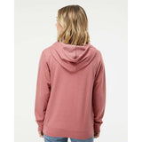 SS650 Independent Trading Co. Juniors’ Heavenly Fleece Lightweight Hooded Sweatshirt Dusty Rose