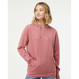 SS650 Independent Trading Co. Juniors’ Heavenly Fleece Lightweight Hooded Sweatshirt Dusty Rose