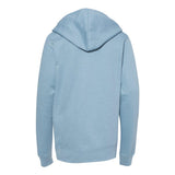 SS650 Independent Trading Co. Juniors’ Heavenly Fleece Lightweight Hooded Sweatshirt Misty Blue