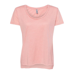 5030 Next Level Women's Festival Scoop Neck T-Shirt Desert Pink