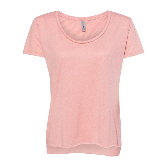 5030 Next Level Women's Festival Scoop Neck T-Shirt Desert Pink