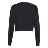 7503 BELLA + CANVAS Women's Crop Crew Fleece Black