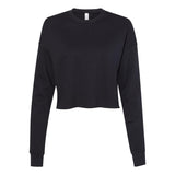 7503 BELLA + CANVAS Women's Crop Crew Fleece Black