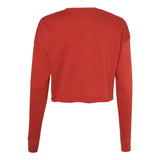 7503 BELLA + CANVAS Women's Crop Crew Fleece Brick