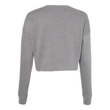 7503 BELLA + CANVAS Women's Crop Crew Fleece Deep Heather