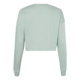 7503 BELLA + CANVAS Women's Crop Crew Fleece Dusty Blue