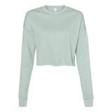 7503 BELLA + CANVAS Women's Crop Crew Fleece Dusty Blue