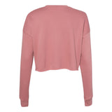 7503 BELLA + CANVAS Women's Crop Crew Fleece Mauve