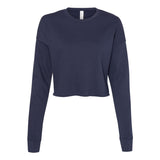 7503 BELLA + CANVAS Women's Crop Crew Fleece Navy