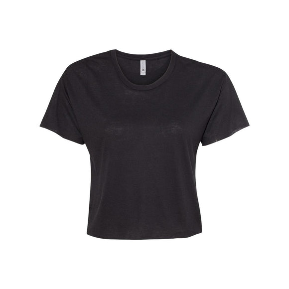 5080 Next Level Women's Festival Crop Top Black