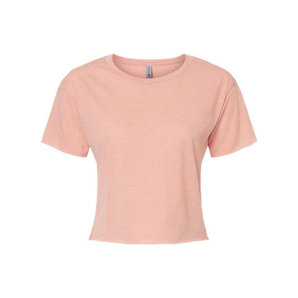 5080 Next Level Women's Festival Crop Top Desert Pink