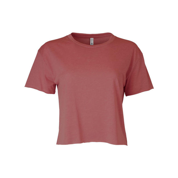 5080 Next Level Women's Festival Crop Top Smoked Paprika