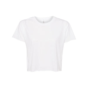 5080 Next Level Women's Festival Crop Top White