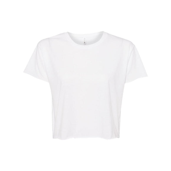 5080 Next Level Women's Festival Crop Top White