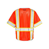 1550-1551 Kishigo Premium Brilliant Series® Heavy Duty Class 3 Vest Fluorescent Red (1750)