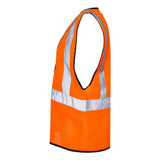 1547-1548 Kishigo Zippered Mesh Economy Class 2 Vest Orange