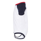 4430 Rabbit Skins Infant Baseball Fine Jersey Bodysuit White/ Navy/ Red