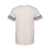 6937 LAT Football Fine Jersey Tee Natural Heather/ Granite Heather