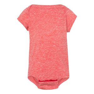 4491 Rabbit Skins Infant Harborside Mélange Bodysuit Red Melange