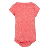 4491 Rabbit Skins Infant Harborside Mélange Bodysuit Red Melange