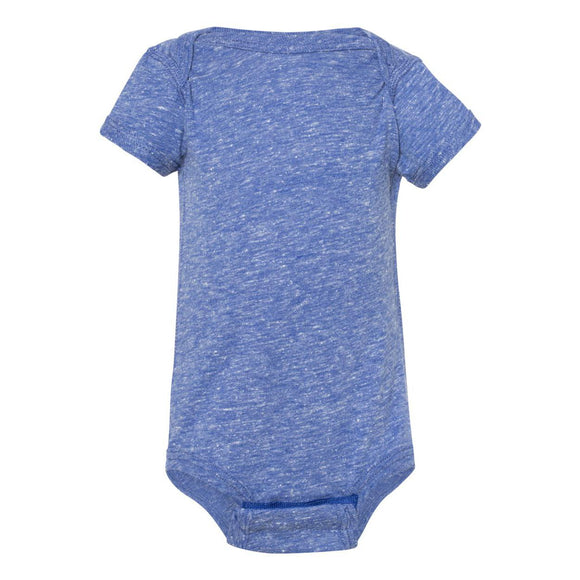 4491 Rabbit Skins Infant Harborside Mélange Bodysuit Royal Melange