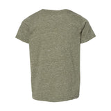 3391 Rabbit Skins Toddler Harborside Mélange T-Shirt Military Green Melange