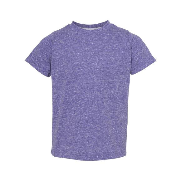 3391 Rabbit Skins Toddler Harborside Mélange T-Shirt Purple Melange