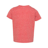 3391 Rabbit Skins Toddler Harborside Mélange T-Shirt Red Melange