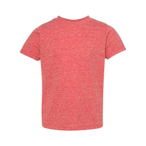 3391 Rabbit Skins Toddler Harborside Mélange T-Shirt Red Melange