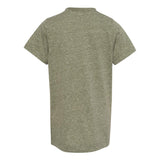 6191 LAT Youth Harborside Mélange T-Shirt Military Green Melange