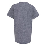 6191 LAT Youth Harborside Mélange T-Shirt Navy Melange