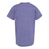 6191 LAT Youth Harborside Mélange T-Shirt Purple Melange