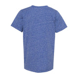 6191 LAT Youth Harborside Mélange T-Shirt Royal Melange