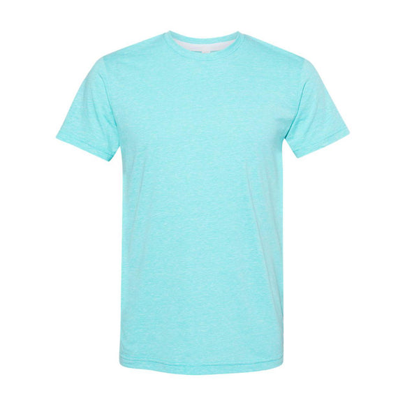 6991 LAT Harborside Mélange T-Shirt Caribbean Melange