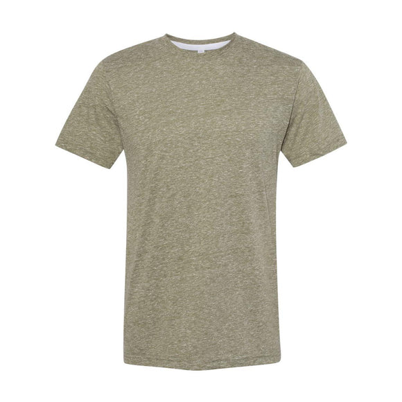 6991 LAT Harborside Mélange T-Shirt Military Green Melange